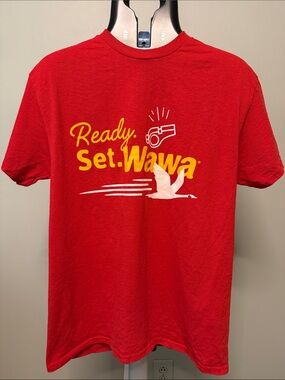 Wawa Ready Set Red Short-Sleeve Graphic Tee